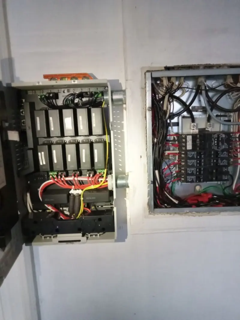 Electrical panel upgrade completed for Security Camera Wiring in Casselberry